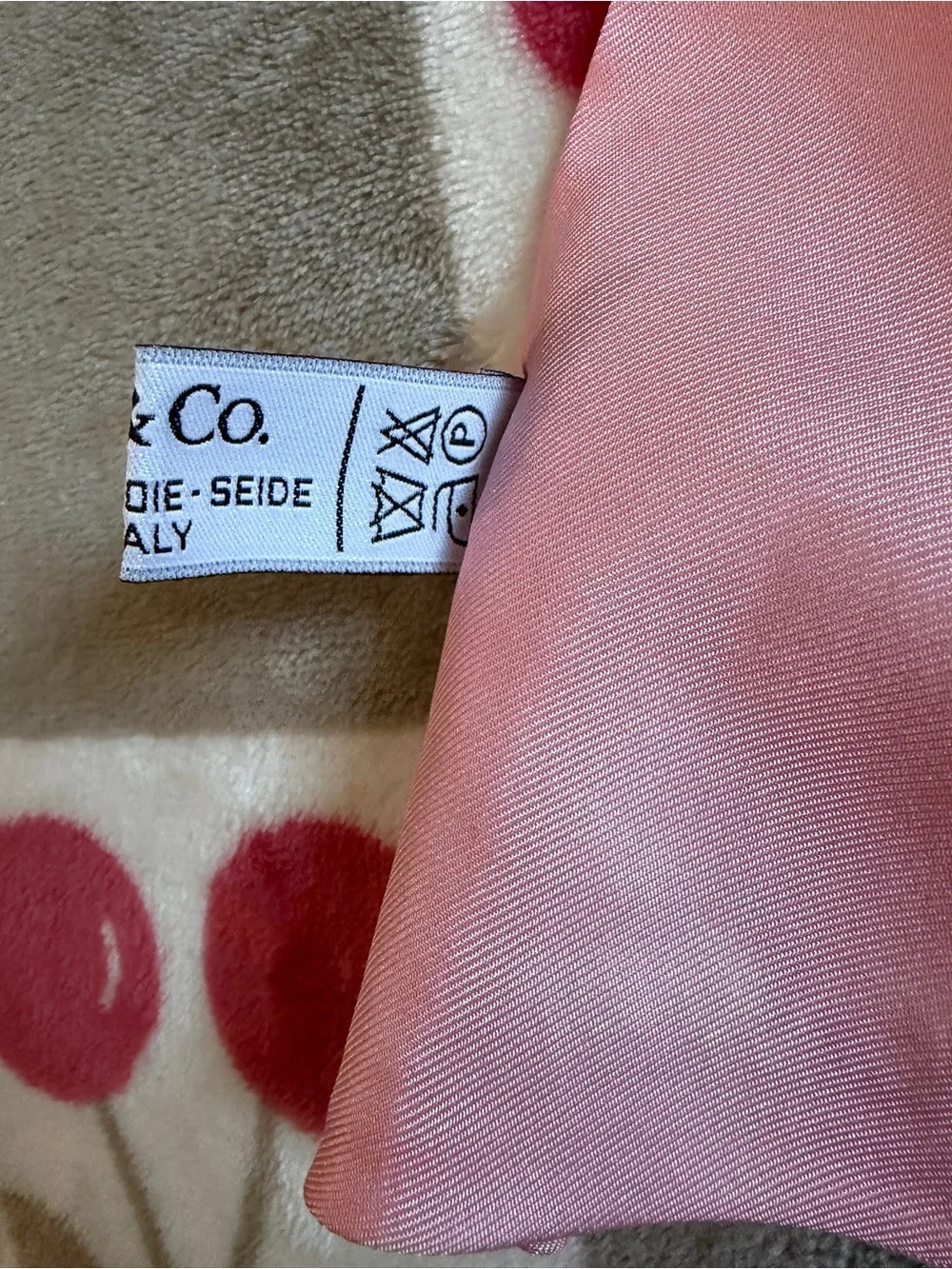 Silk Pink Silk Skinny Scarf